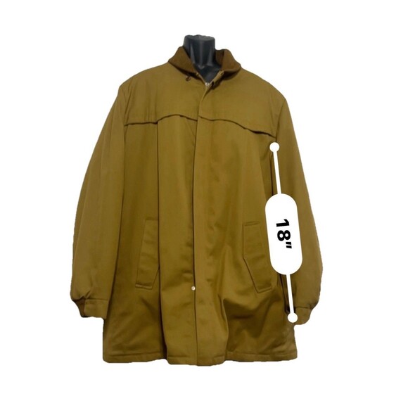 Vintage 60s Sears Sportswear Sherpa Lined Barn Coat Men's 48 X Tall EUC - Picture 9 of 9